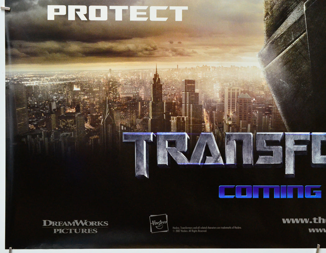 Transformers (Bottom Left) Cinema Quad Movie Poster 
