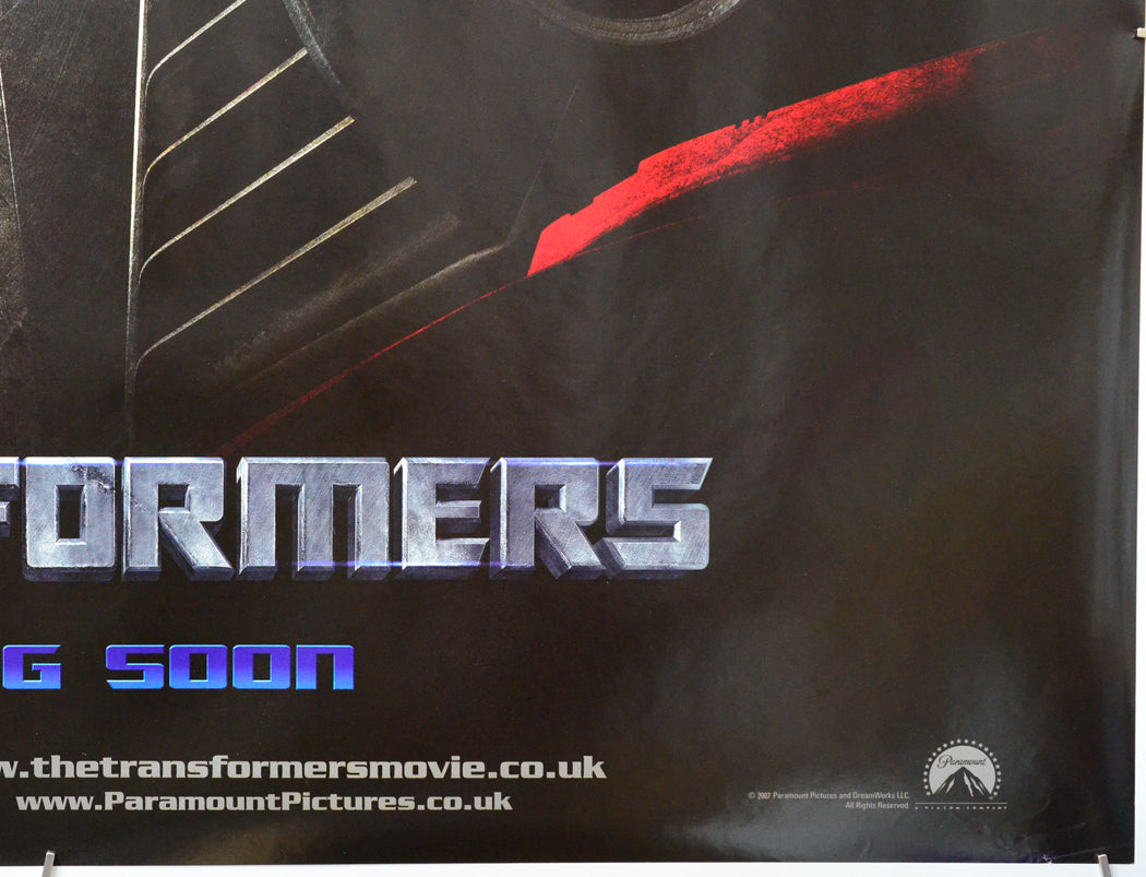 Transformers (Bottom Right) Cinema Quad Movie Poster 