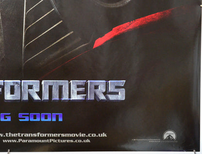 Transformers (Bottom Right) Cinema Quad Movie Poster 