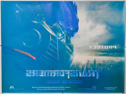 Transformers (Back) Cinema Quad Movie Poster 