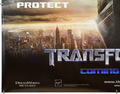 Transformers (Bottom Left) Cinema Quad Movie Poster 