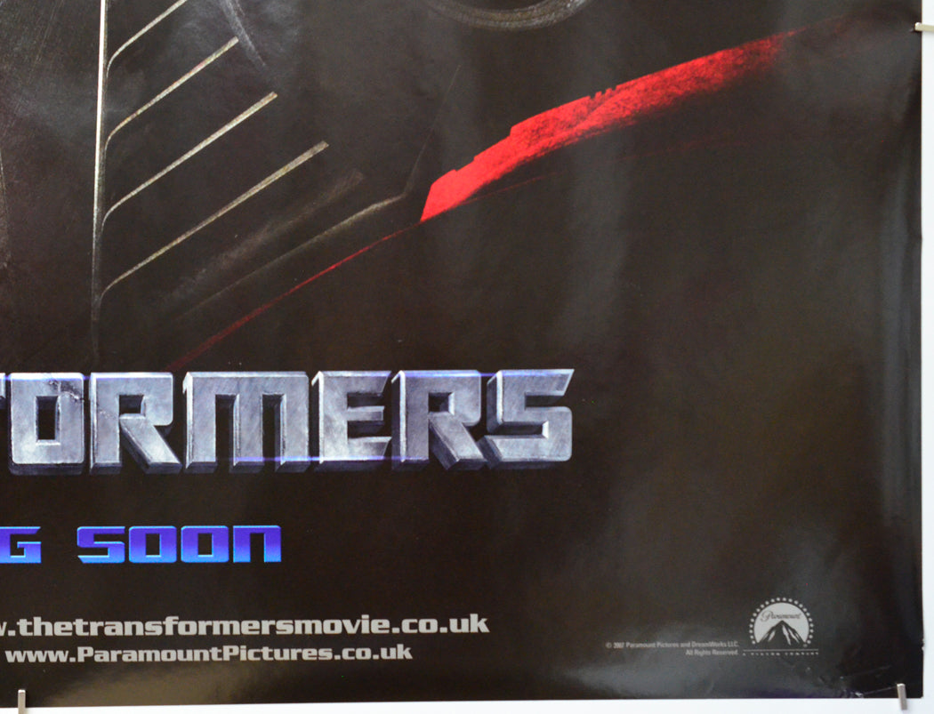 Transformers (Bottom Right) Cinema Quad Movie Poster 