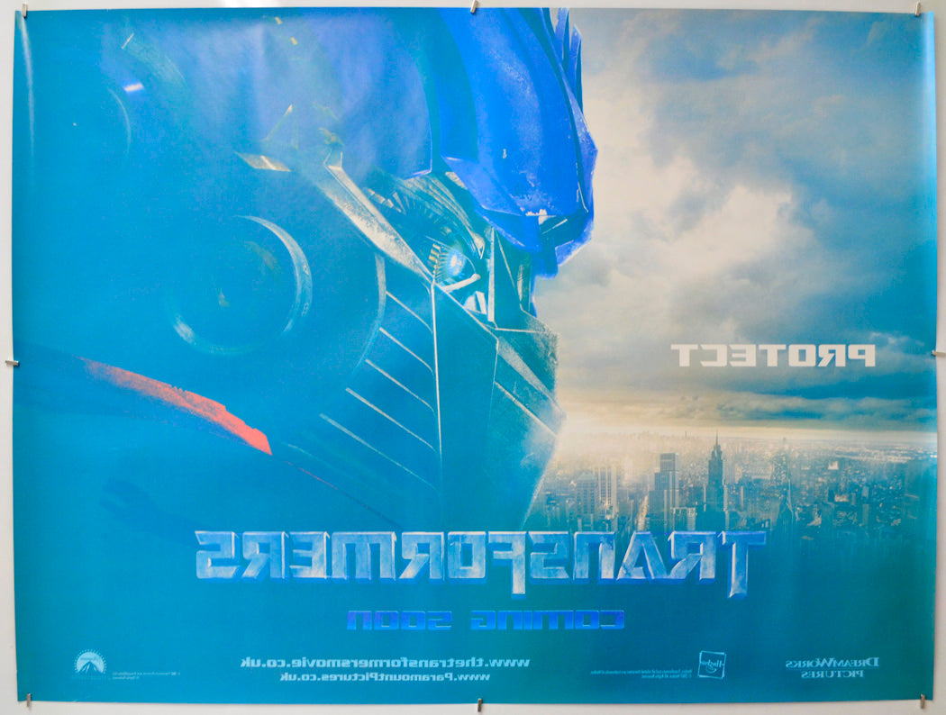 Transformers (Back) Cinema Quad Movie Poster 