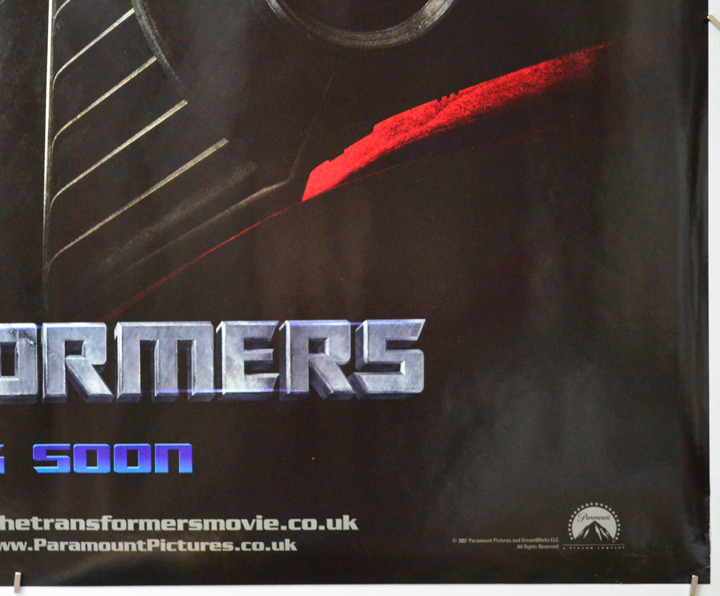 Transformers (Bottom Right) Cinema Quad Movie Poster 