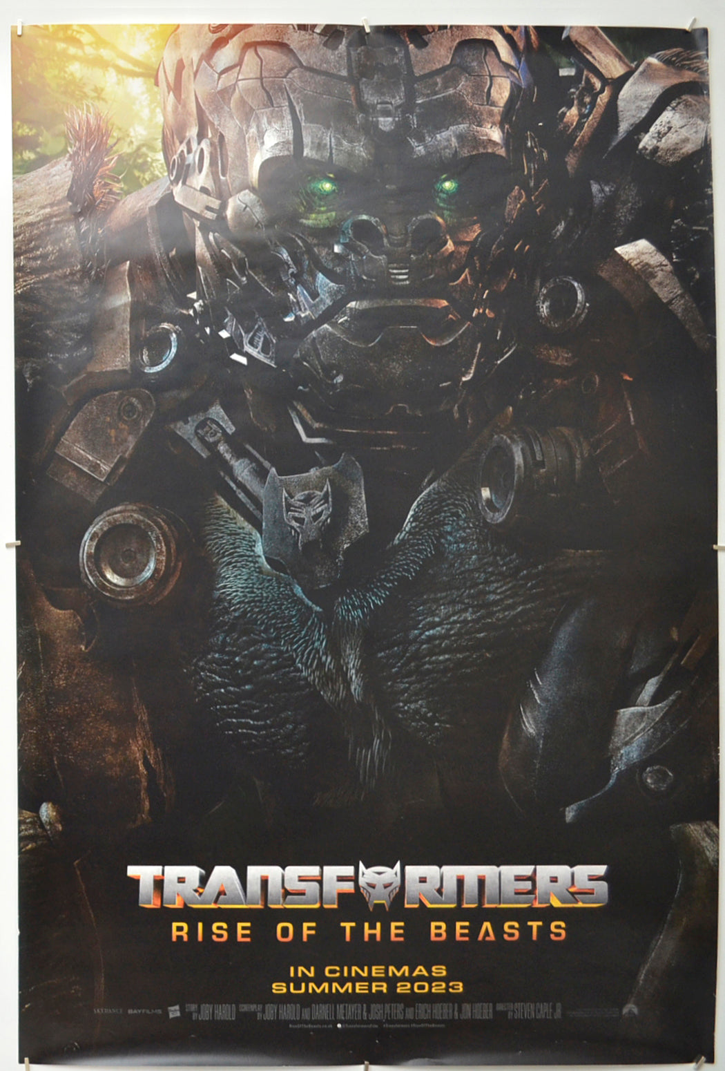 Transformers: Rise Of The Beasts (Teaser / Advance Version)Original One Sheet Poster - Film Poster - Movie Poster