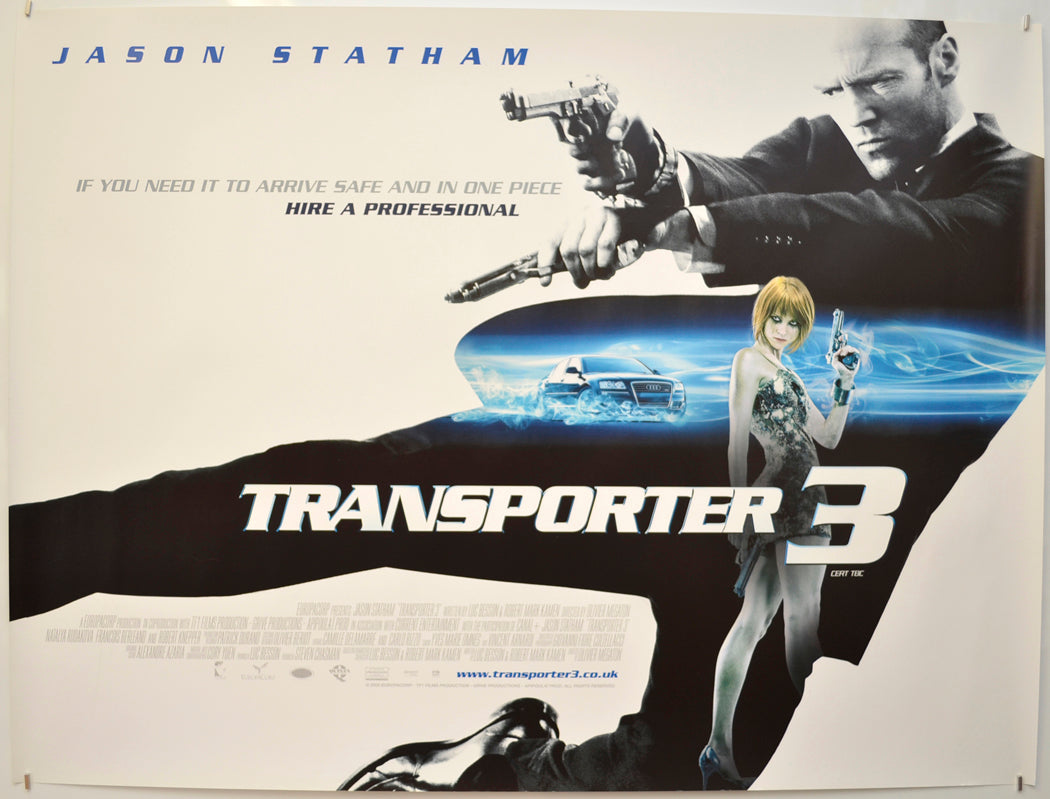 Transporter 3  Original Quad Poster - Film Poster - Movie Poster