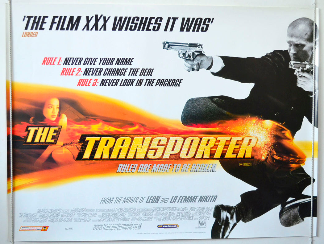 The Transporter Original British Quad Poster - Movie Poster