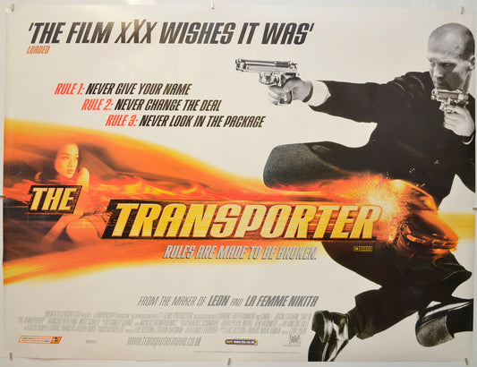 The Transporter Original Quad Poster - Film Poster - Movie Poster