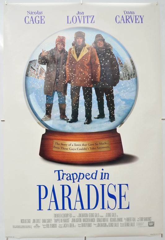 Trapped In Paradise - Original One Sheet Poster - Film Poster - Movie Poster