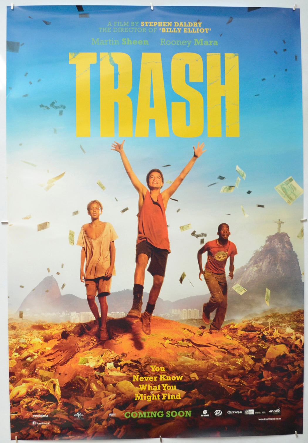 Trash  Original One Sheet Poster - Film Poster - Movie Poster