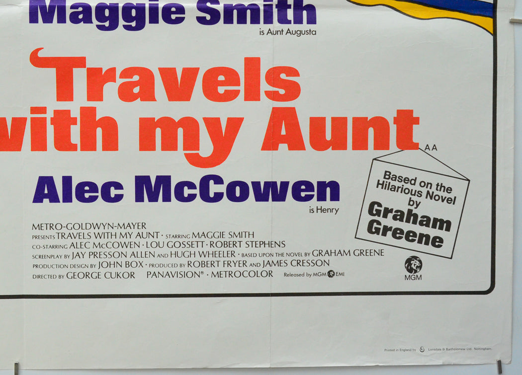 Travels With My Aunt (Bottom Right) Cinema Quad Movie Poster 