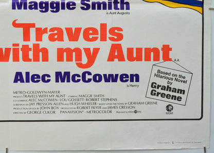 Travels With My Aunt (Bottom Right) Cinema Quad Movie Poster 