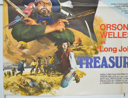 TREASURE ISLAND / CALL OF THE WILD (Bottom Left) Cinema Quad Movie Poster 