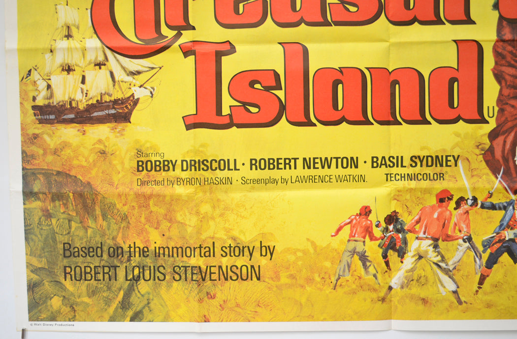 TREASURE ISLAND (Bottom Left) Cinema Quad Movie Poster 