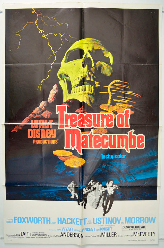 The Treasure Of Matecumbe Original One Sheet Poster - Movie Poster