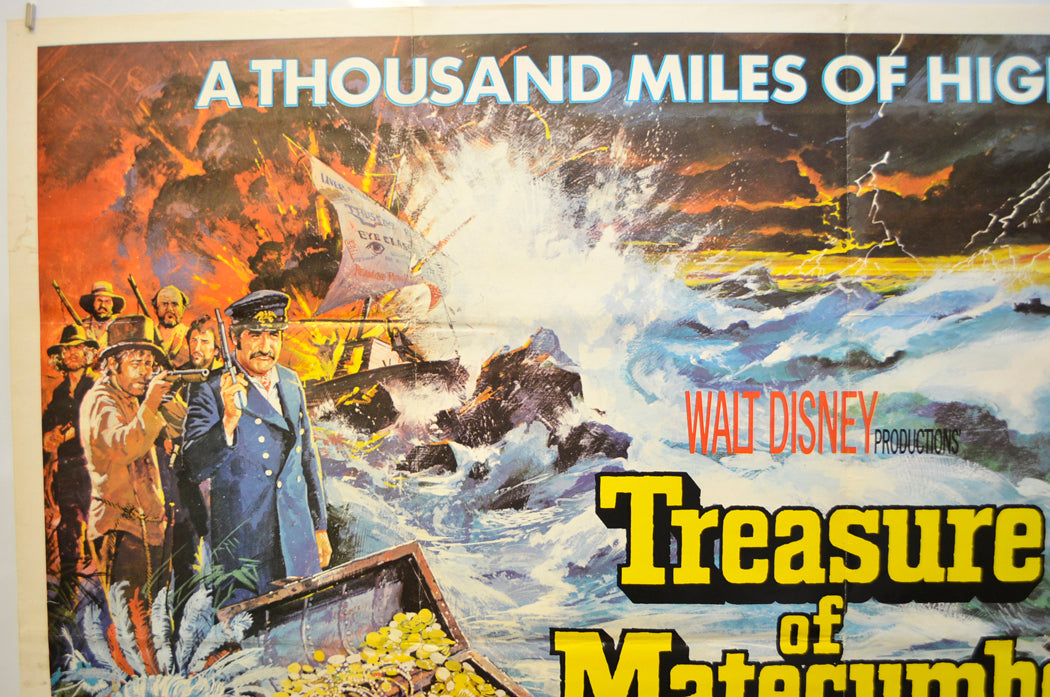 TREASURE OF MATECUMBE (Top Left) Cinema Quad Movie Poster 