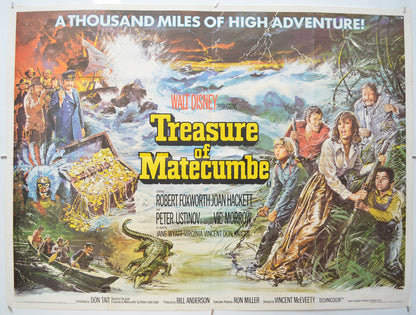 Treasure Of Matecumbe Original Quad Poster - Film Poster - Movie Poster