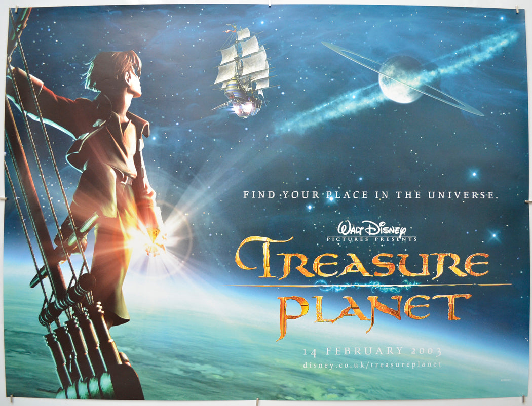 Treasure Planet (Teaser / Advance Version) - Original Quad Poster - Film Poster - Movie Poster