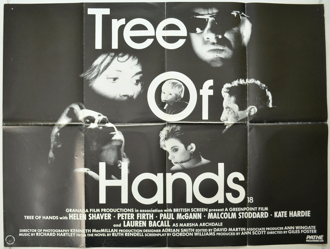 Tree Of Hands  (a.k.a. Innocent Victim)  Original Quad Poster - Film Poster - Movie Poster 