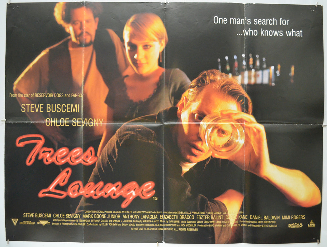 Trees Lounge - Original Quad Poster - Film Poster - Movie Poster