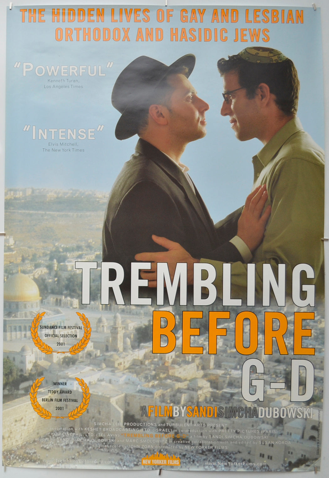 Trembling Before G-d Original One Sheet Poster - Film Poster - Movie Poster