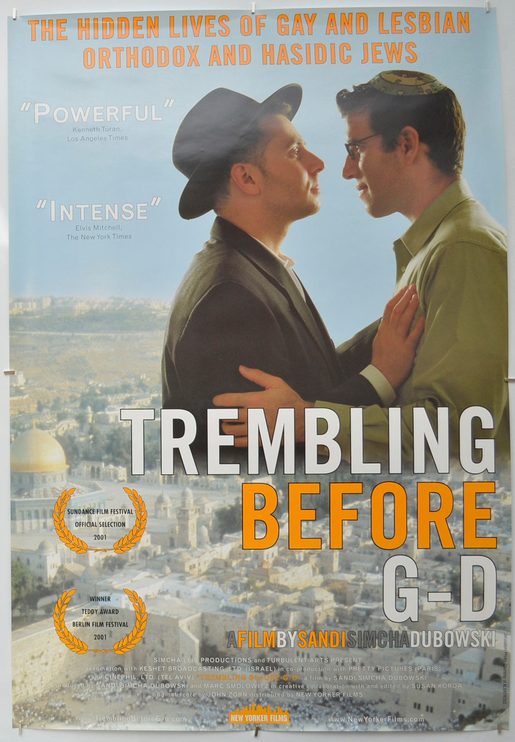 Trembling Before G-d Original One Sheet Poster - Film Poster - Movie Poster