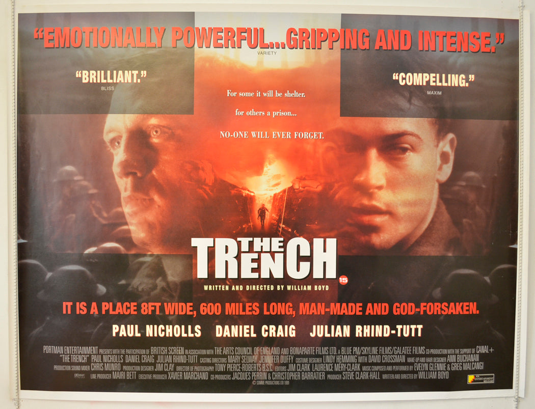 The Trench   Original Quad Poster - Film Poster - Movie Poster 