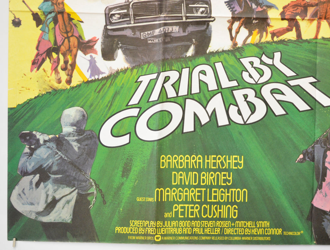 TRIAL BY COMBAT / THE SWISS CONSPIRACY (Bottom Left) Cinema Quad Movie Poster 