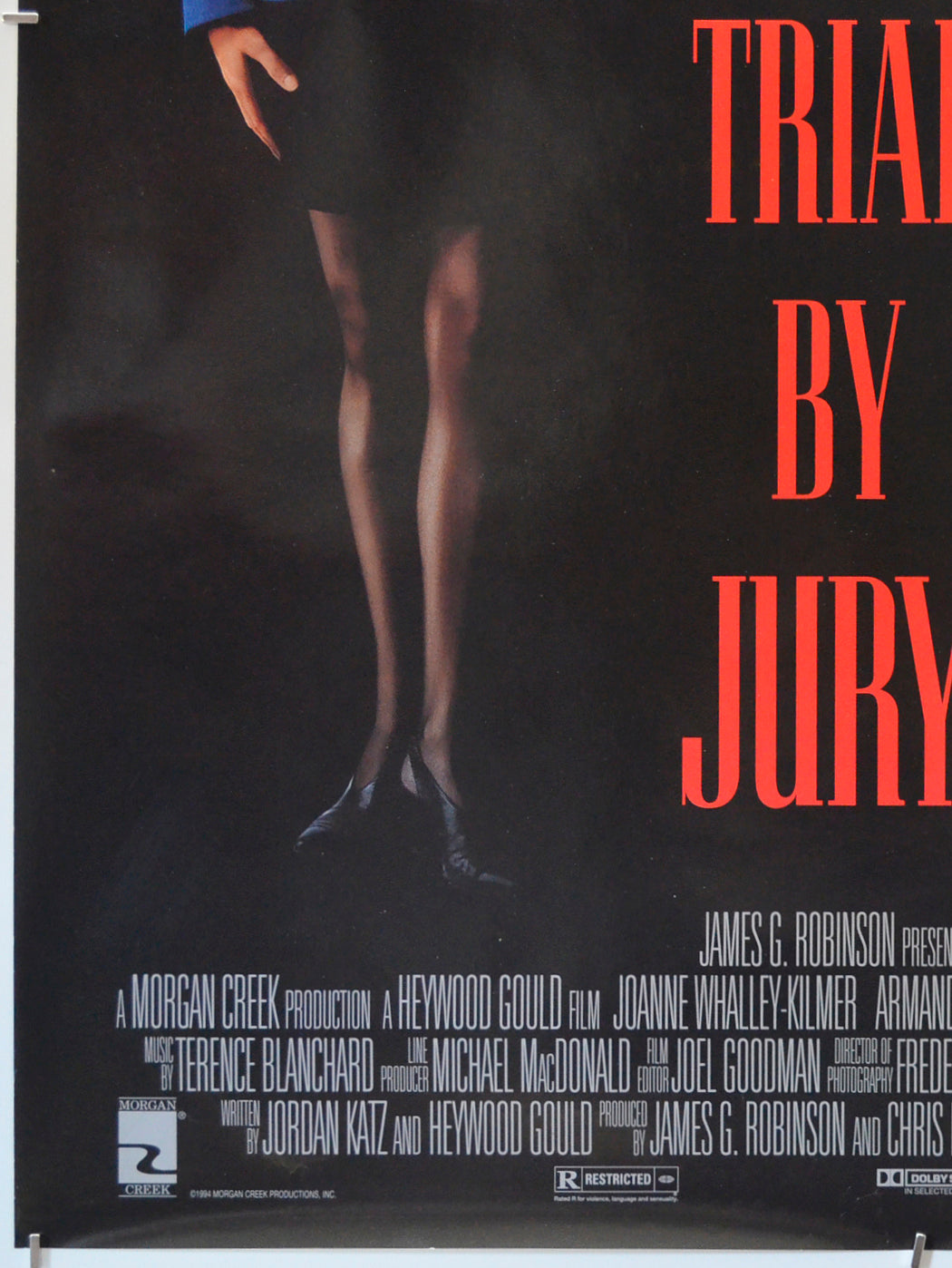 TRIAL BY JURY (Bottom Left) Cinema One Sheet Movie Poster 