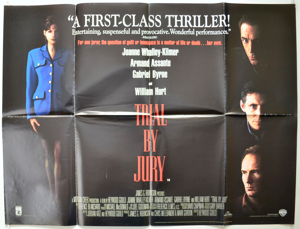 Trial By Jury Original Quad Poster - Film Poster - Movie Poster  