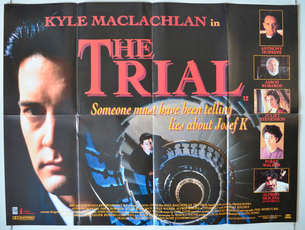 The Trial Original British Quad Poster - Movie Poster