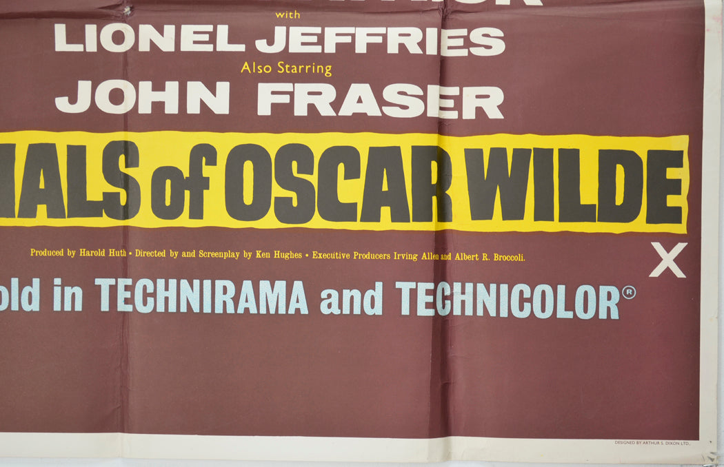 THE TRIALS OF OSCAR WILDE (Bottom Right) Cinema Quad Movie Poster 