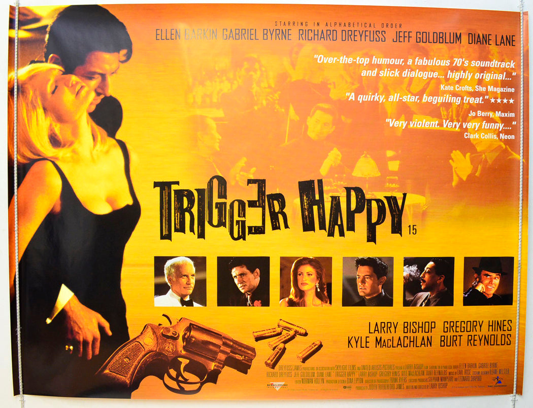 Trigger Happy   (a.k.a. Mad Dog Time) Original British Quad Poster - Film Poster - Movie Poster