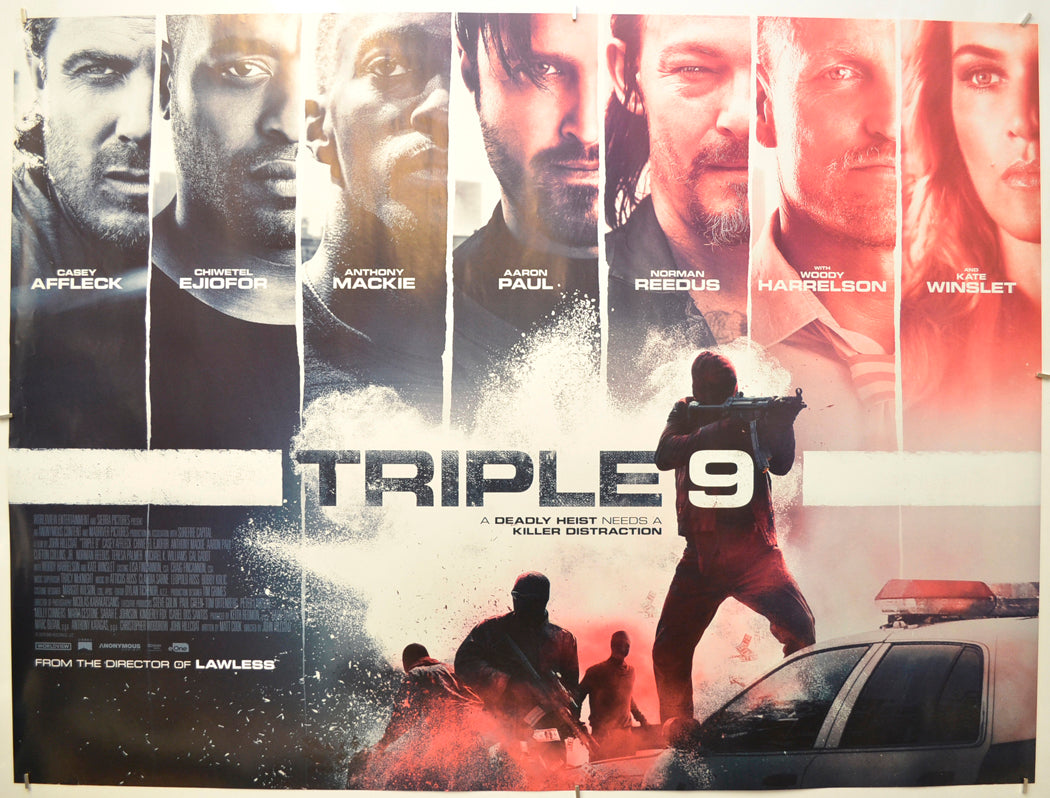 Triple 9 Original Quad Poster - Film Poster - Movie Poster