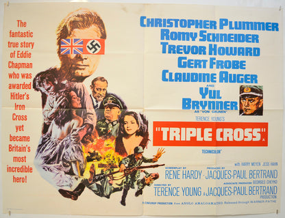 TRIPLE CROSS  Original Quad Poster - Film Poster - Movie Poster