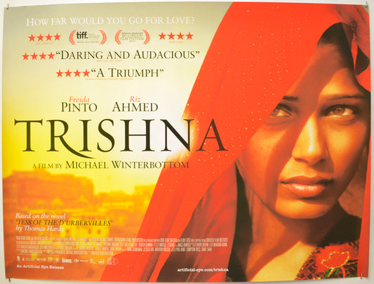 Trishna Original Quad Poster - Film Poster - Movie Poster