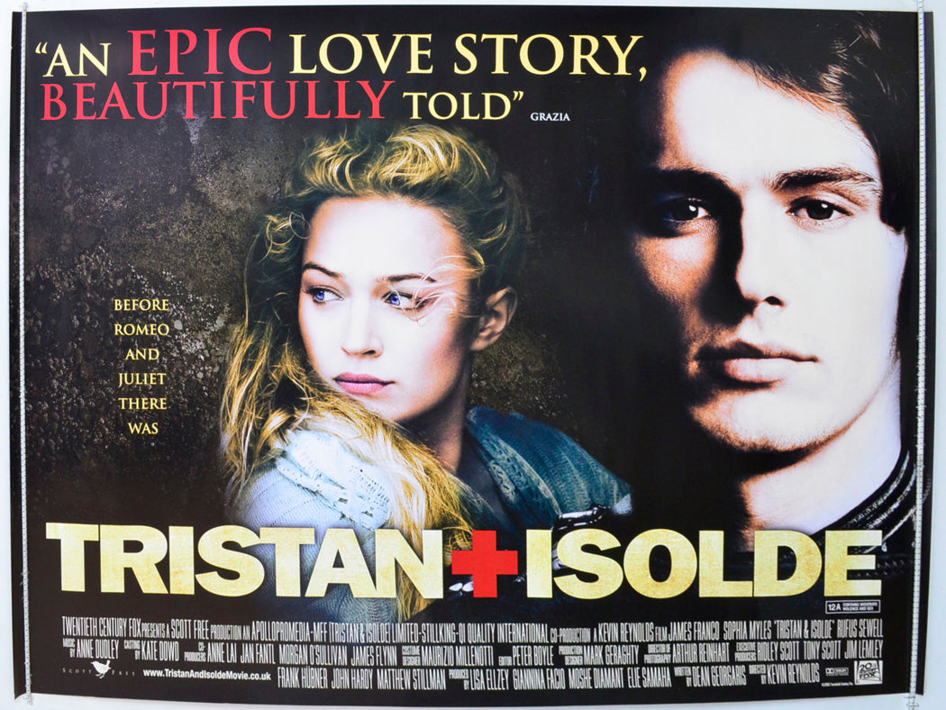 Tristan + Isolde  Original British Quad Poster - Film Poster - Movie Poster