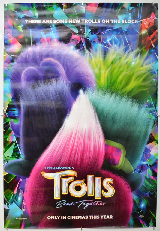 Trolls Band Together (Teaser / Advance Version) Original One Sheet Poster - Film Poster - Movie Poster 