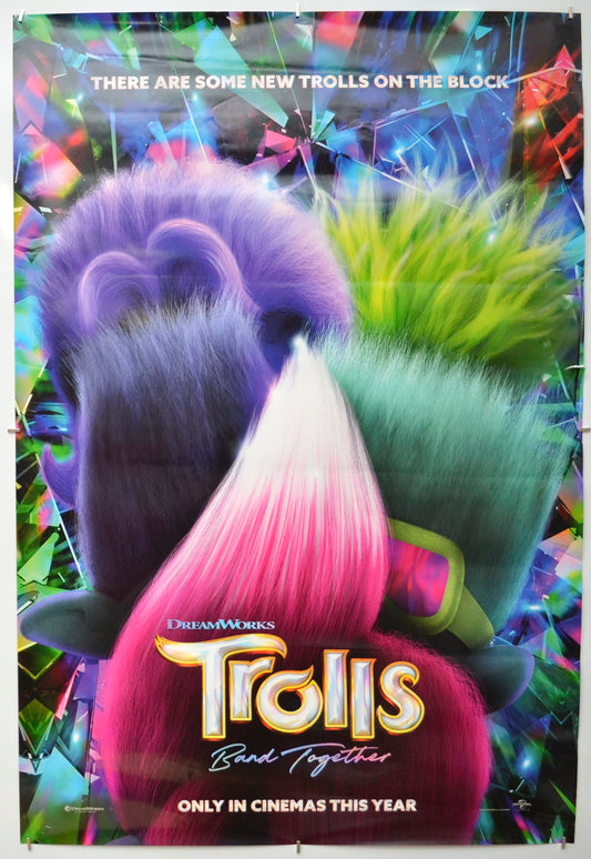 Trolls Band Together (Teaser / Advance Version) Original One Sheet Poster - Film Poster - Movie Poster 