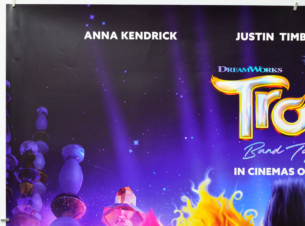 Trolls Band Together (Top Left) Cinema Quad Movie Poster 