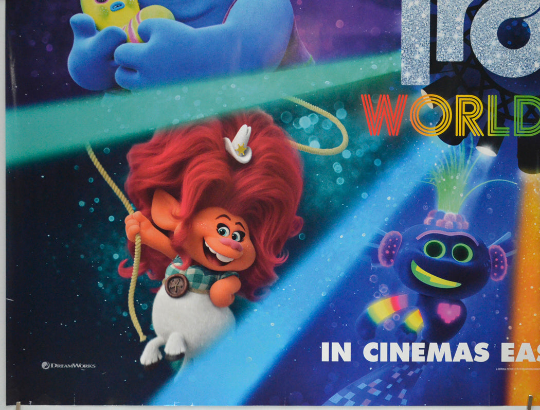 TROLLS WORLD TOUR (Bottom Left) Cinema Quad Movie Poster 