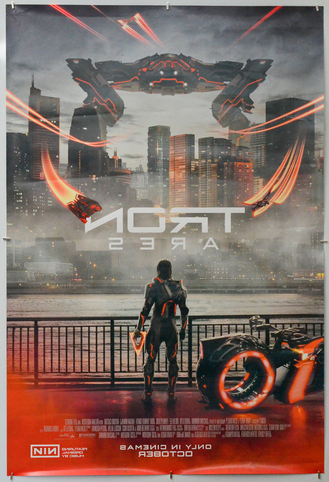 Tron: Ares (Back) Cinema One Sheet Movie Poster 