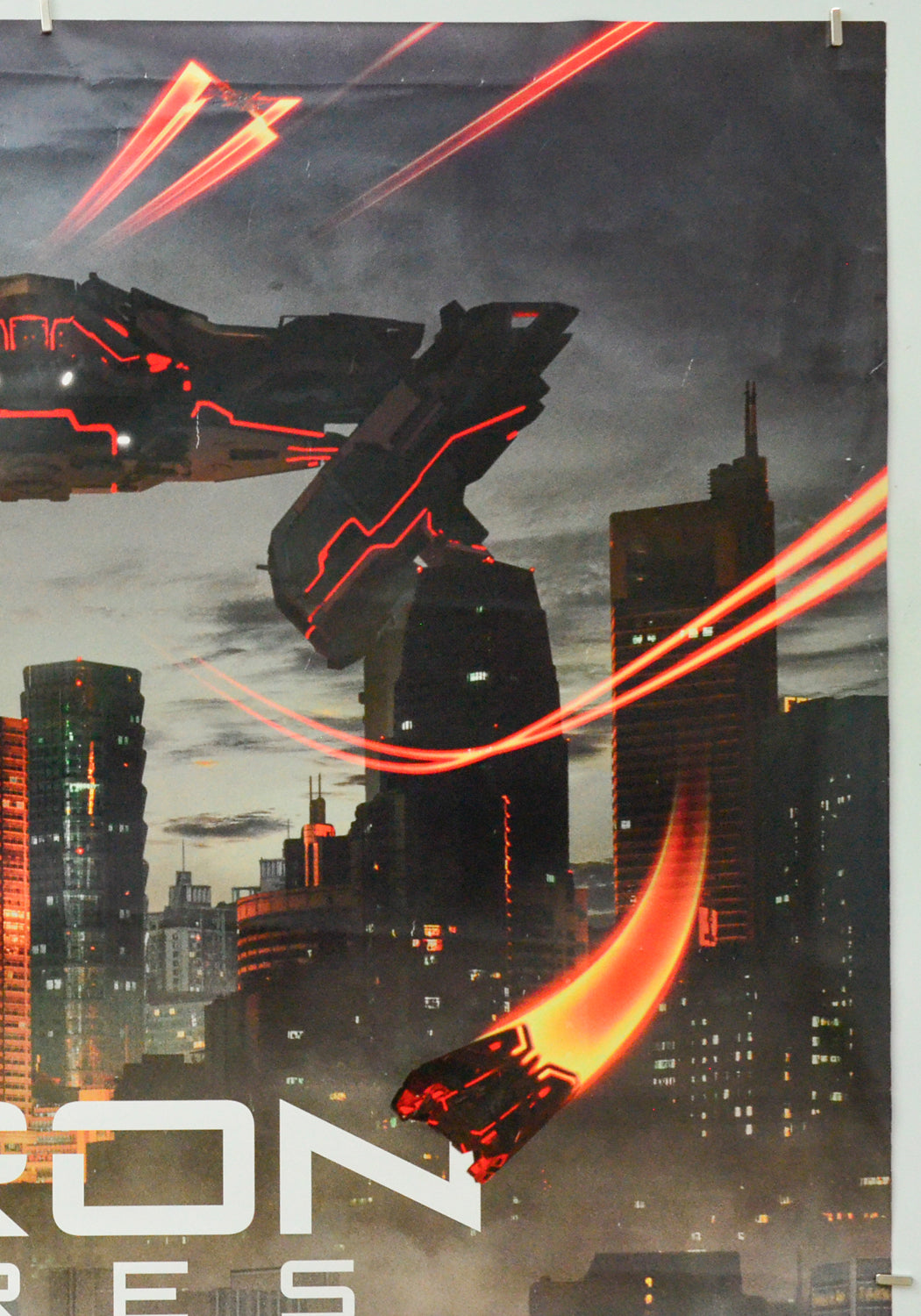 Tron: Ares (Top Right) Cinema One Sheet Movie Poster 