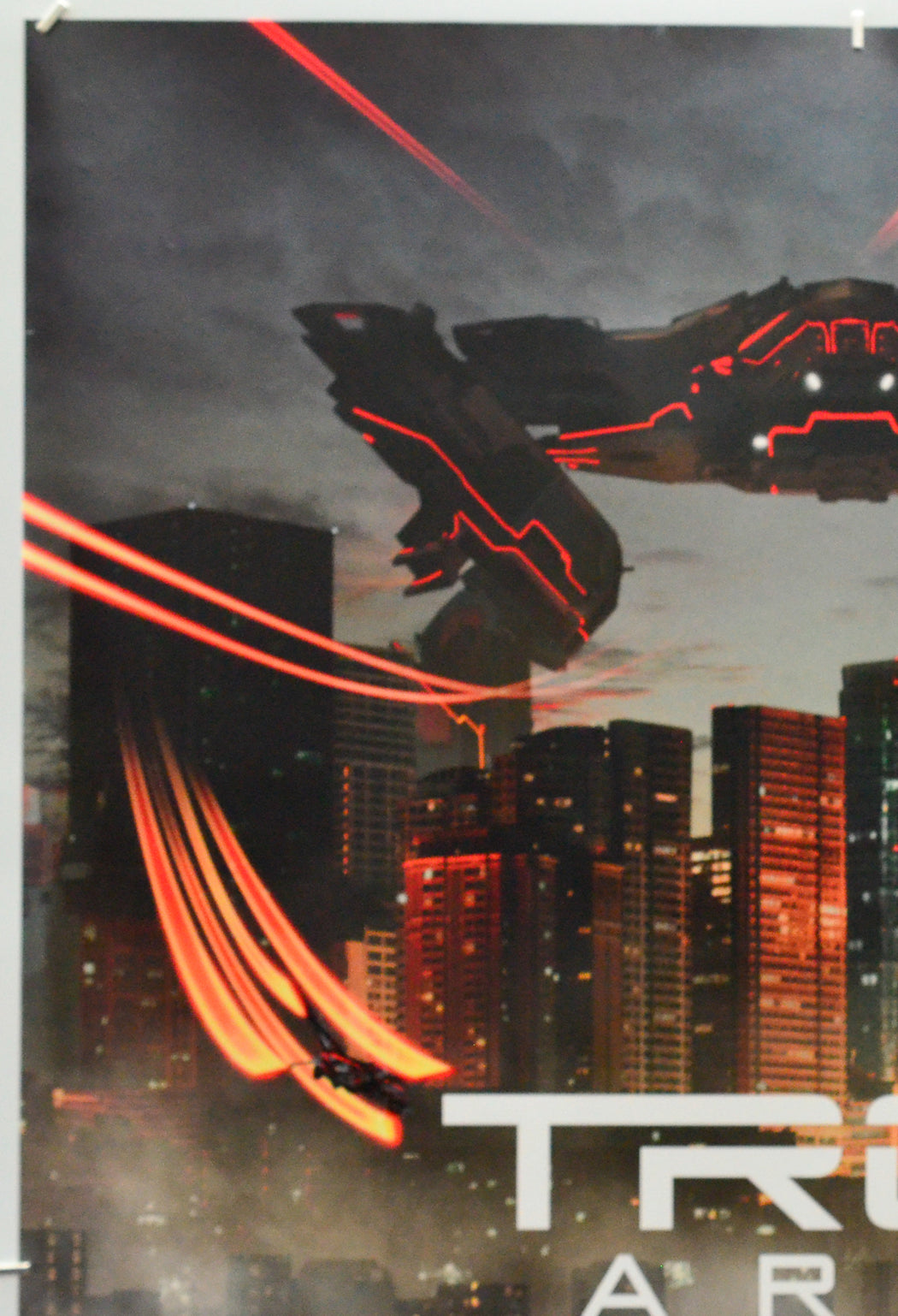 Tron: Ares (Top Left) Cinema One Sheet Movie Poster 
