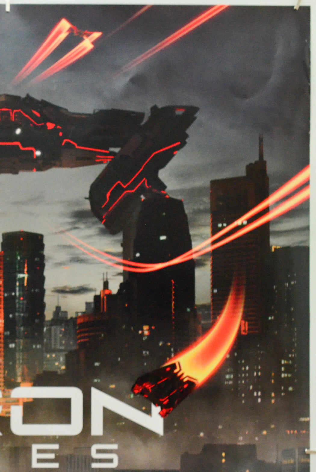 Tron: Ares (Top Right) Cinema One Sheet Movie Poster 