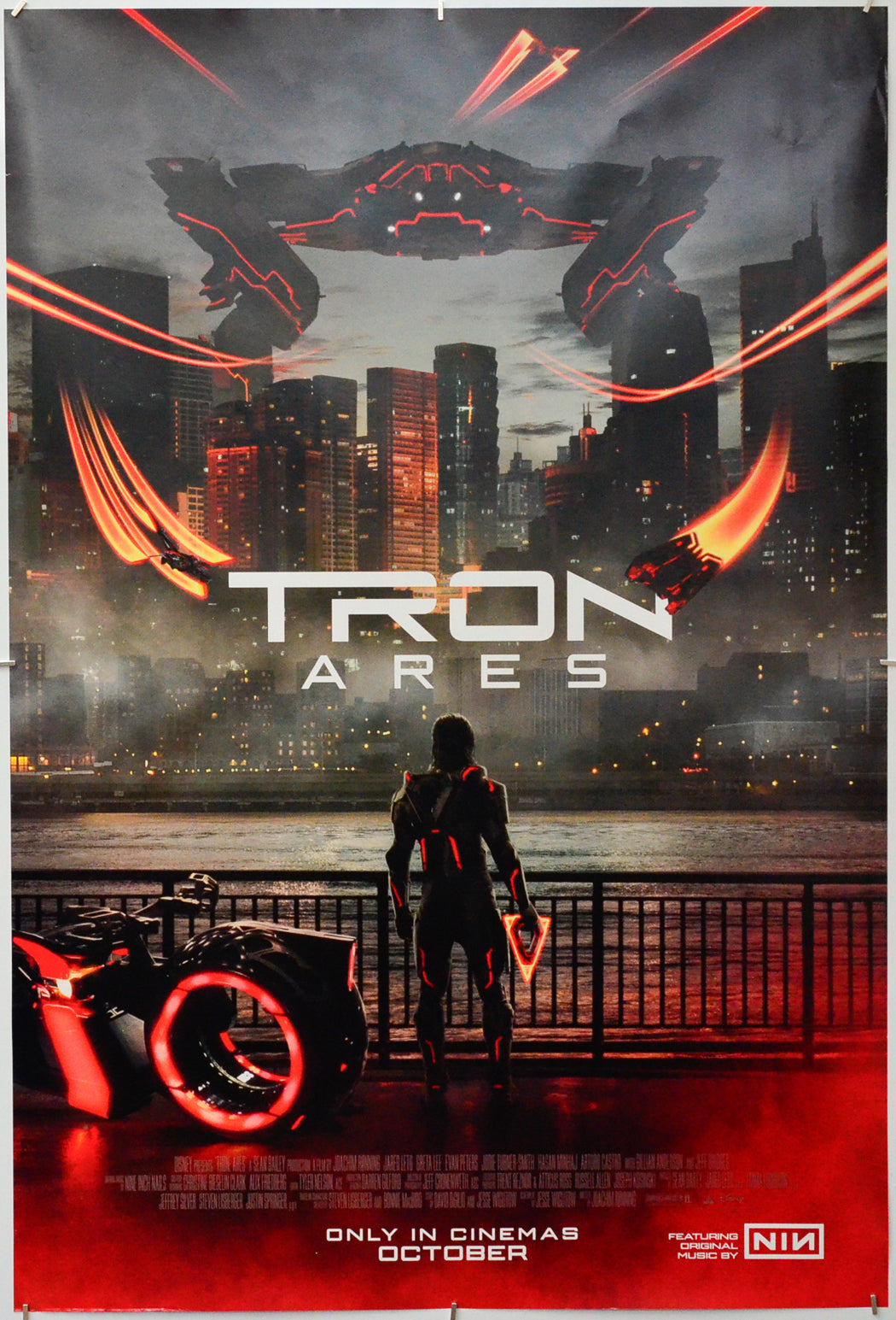 Tron: Ares - Original One Sheet Poster - Film Poster - Movie Poster 