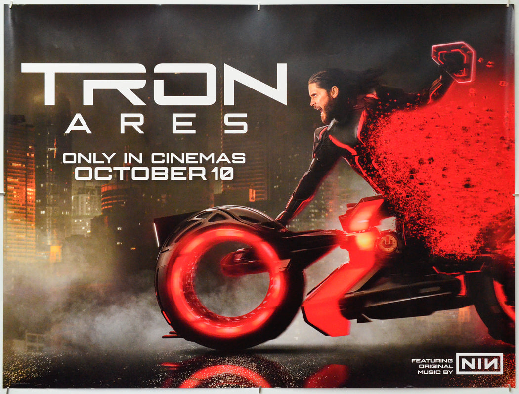 Tron: Ares - Original Quad Poster - Film Poster - Movie Poster