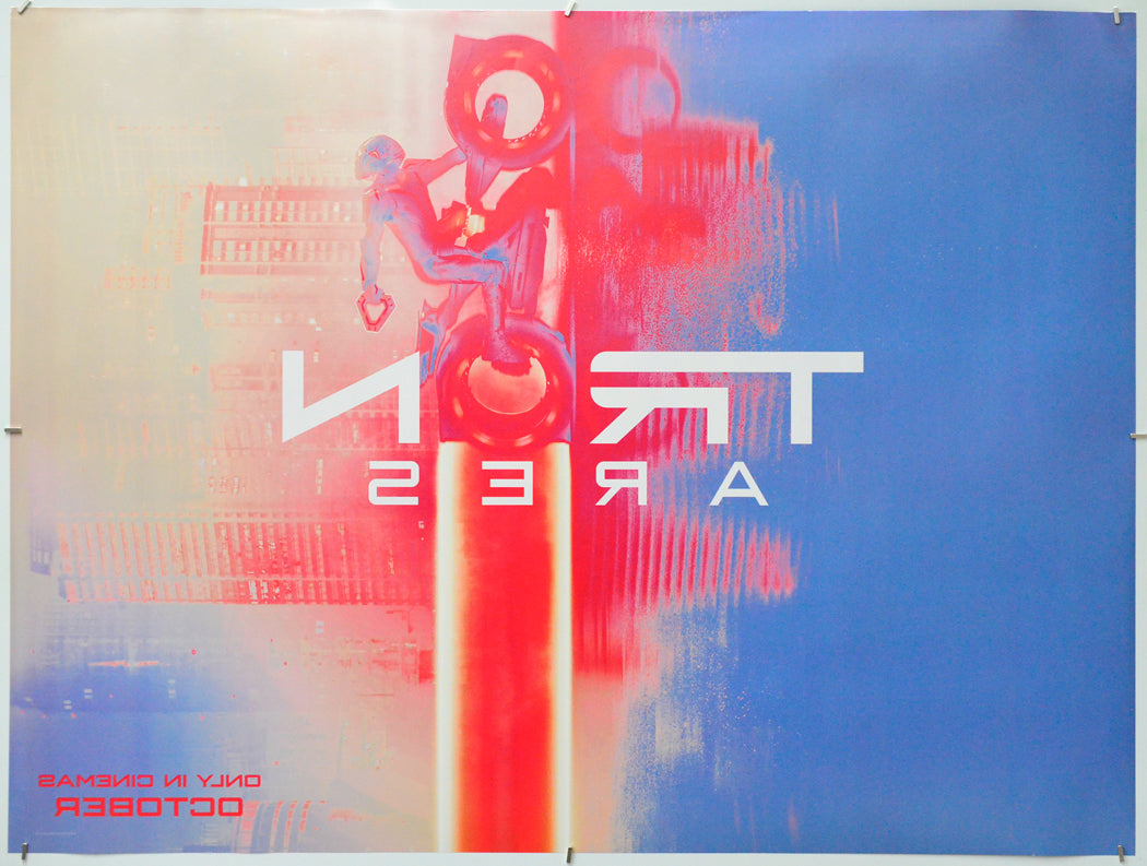 Tron: Ares (Back) Cinema Quad Movie Poster 