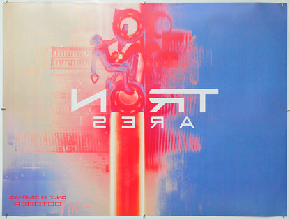 Tron: Ares (Back) Cinema Quad Movie Poster 