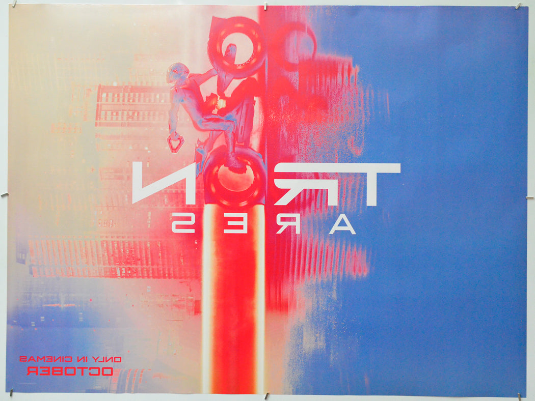 Tron: Ares (Back) Cinema Quad Movie Poster 